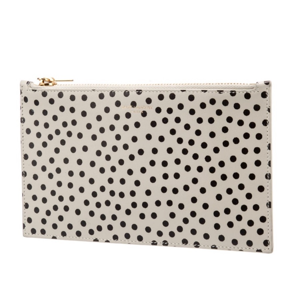 Saint Laurent Leather Clutch Bag - Picture 2 of 5